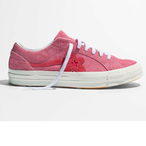 Converse One Star Ox Tyler the Creator Golf Le Fleur Pink Suede Sneakers SZ 10 - Picture 7 of 8